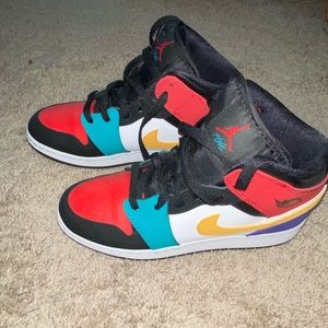 Jordan 1 mid multi color